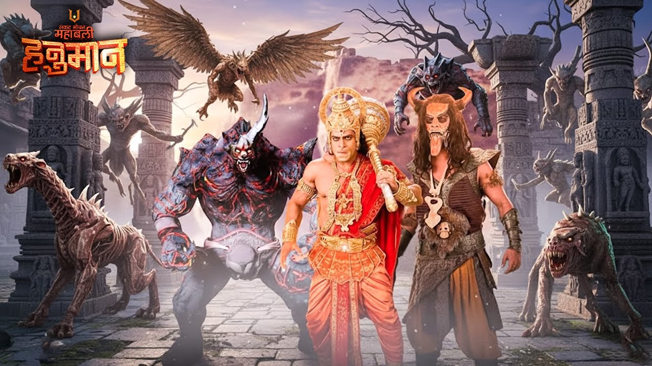 हनुमान जी कैसे करेंगे इस विशालकाय दानव का सामना? | भयानक युद्ध | Mahabali Hanuman | EP - 435