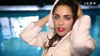 Miriam Leone Veste I Panni Di Esther Williams Backstage Servizio Fotografico