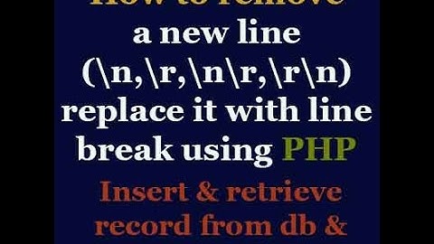 How to remove a new line (\n,\r,\n\r,\r\n) and replace it with line break using PHP