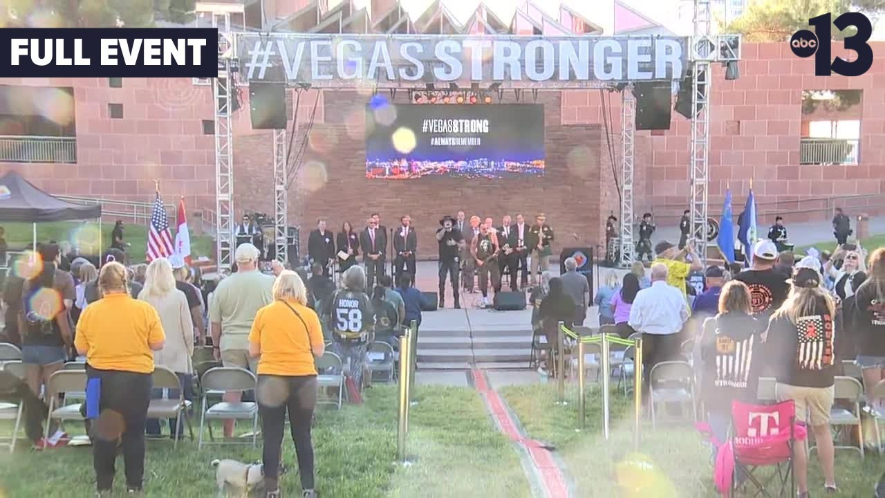 [FULL EVENT] 1 October Sunrise Remembrance Ceremony, co-hosted by Clark County and LVMPD