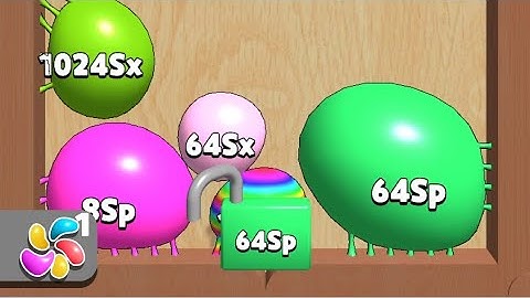 Blob merge 3d: unlock 8Sp, 16Sp, 32Sp and 64Sp ! max level
