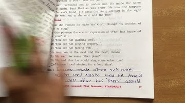 STD 8 English unit 2 video 2