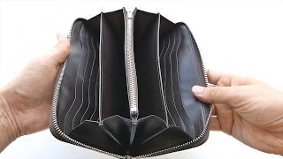 PELLE MORBIDA ペッレモルビダ Barca バルカ リザードレザー ラウンド