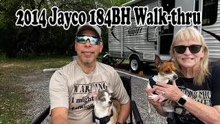 Tour of our (new to us) 2014 Jayco 184BH Travel trailer at Choke Canyon State Park.