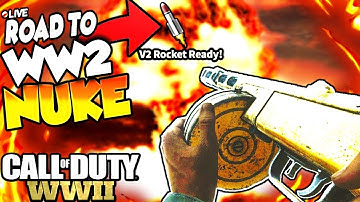 ROAD TO NUKE IN WW2!  - V2 Rocket - *NEW* NUKE KILLSTREAK - Playing with Subs