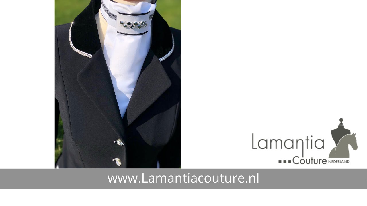 Sportive Jacket Black white - Lamantia Couture Nederland