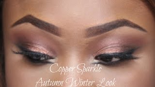 Copper Sparkle Autumn/Fall Inspired Look 1| I am Adija.K