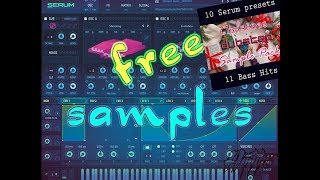 Free Dubstep Bass Samples by HITTO (Christmas Sample Pack 2018) Download in description