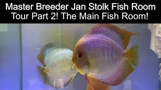 Fish Room Tour of Master Breeder “Jan The Discus Man” PART 2! The Main Breeding Room