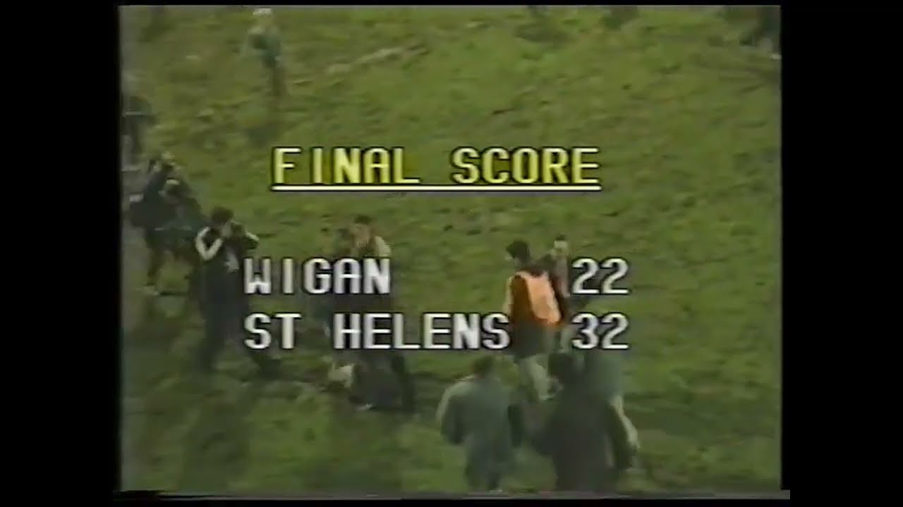 Wigan vs St Helens - Championship - 1987/88
