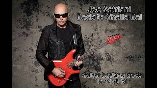 Joe Satriani Back to Shalla Bal guitar backing track by Nick M
