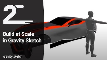 How to build at scale in Gravity Sketch - Almost 2 Min Tutorials