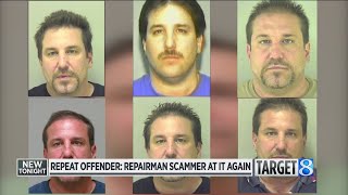 No stopping no-show repairman with 18 mug shots 5 fraud arrests