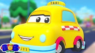 wheels on the taxi more kids songs bob the train rhymes for children