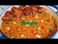 Riz au gras facile  dlicieux  turkey jollof rice  cuisine togolaise