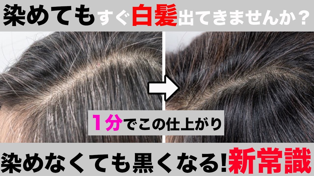 白髪ケア セルフケアでしっかり染まり失敗しない方法 白髪染めはもういらない 表参道美容師 Salontube 渡邊義明 Youtube