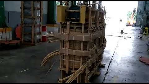 core coil assembly of 5 MVA Power Transformer