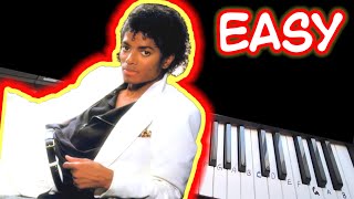 Michael Jackson - Billie Jean | EASY Piano Tutorial With Notes 📝 | Beginner