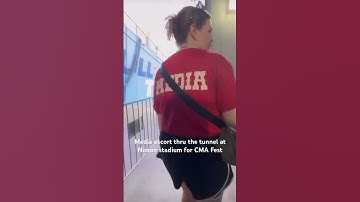Thumbnail of BTS in the life of a music photographer - media escort through the tunnel for CMA fest! ￼
