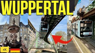Walking in Wuppertal Germany \/ Wuppertal Suspension Railway \/ Walking Tour 4k Germany \/ #wuppertal