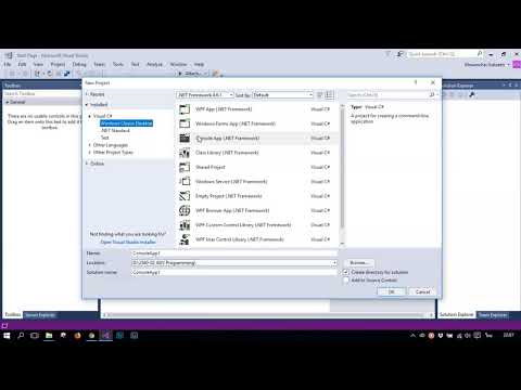 01 เริ่มต้น c# console application