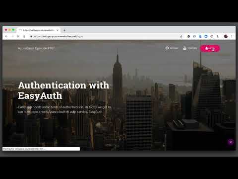 AzureCasts #010: Authentication with App Services and EasyAuth