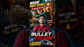 BULLET TRAIN 😱 MOST BRUTAL TRAIN FIGHT SCENE EVER! 🔥THIS SCENE BROKE THE INTERNET #shorts #Honystark