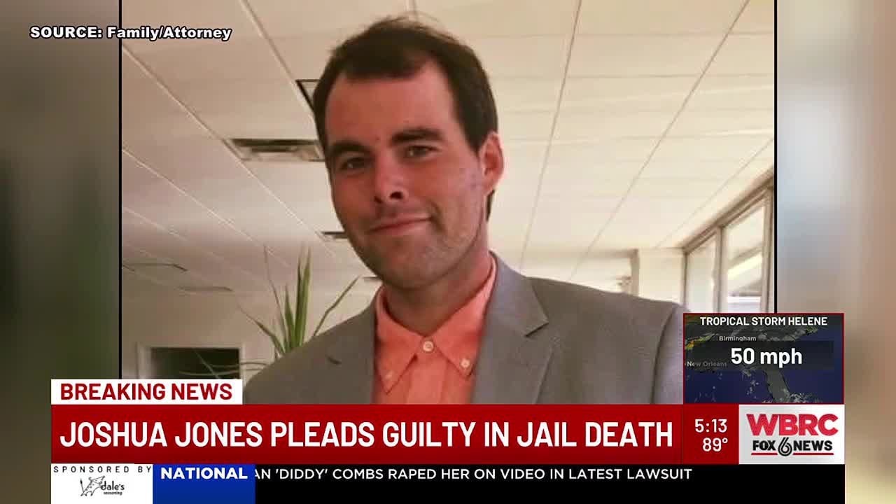 Joshua Jones pleads guilty in jail death - YouTube
