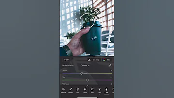 اسهل طريقة تضبط الوايت بلنس بصورك بضغطة زر وحدة Lightroom Mobile 