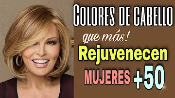 ¿Qué color de pelo te hace parecer más joven con más de 50 años?