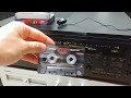 Nakamichi CR-7A demo, recording on TDK D