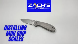 Installing Custom Scales on Ritter Benchmade Mini Griptilian