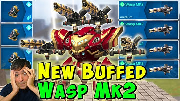 NEW BUFFED WASP SPECTRE Mk2 Corrosion War Robots Gameplay WR