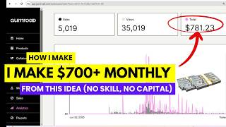 How I Make $700/Month Selling AI Digital Product | Make Money Online With AI