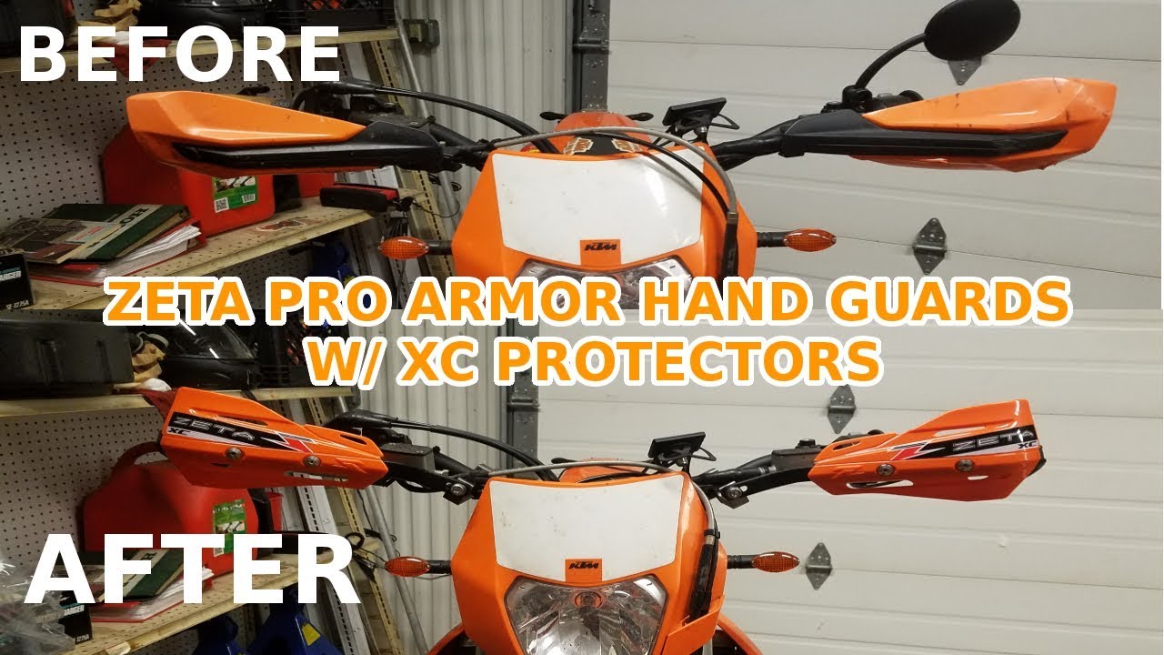 barkbusters reviews Install - Zeta Pro Armor Handguards - KTM 500 EXC