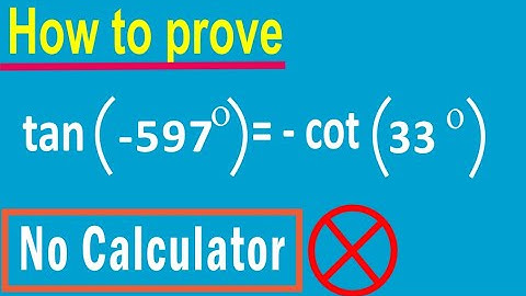 How to prove the Trigonometric identity for tangent function
