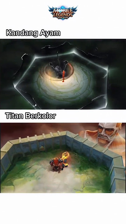 Kandang Ayam vs Titan Berkolor #mobilelegends