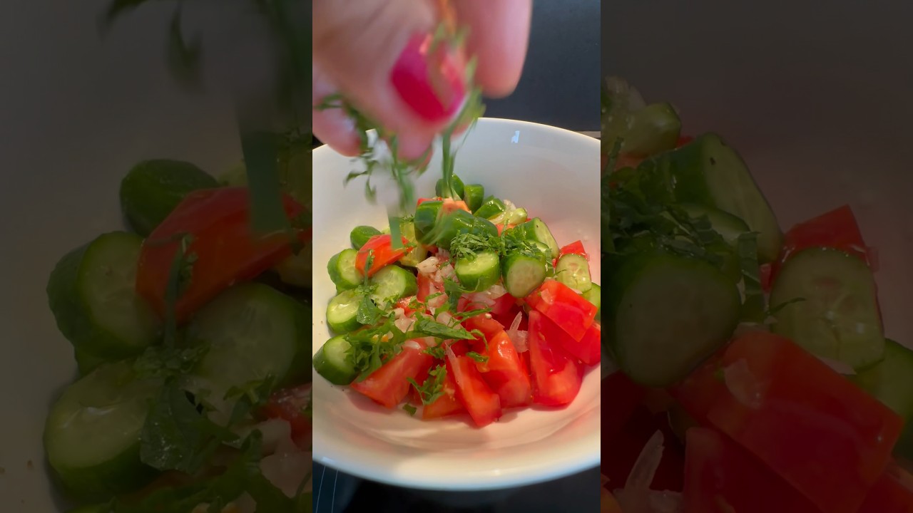 Cette salade est vraiment rafraîchissante 