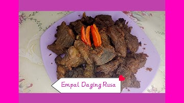 GAMPANG buatnya. ENAK rasanya. EMPAL DAGING RUSA  #masakanrumahan #resepmasakan #empal #daging