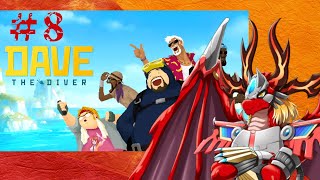 【DAVE THE DIVER】0８   五個ぐらいの顔を持つ男デイブ