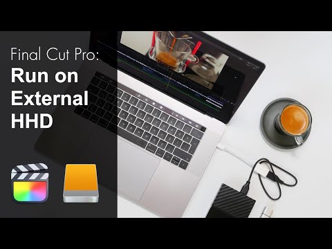 Run Final Cut Pro X From An External Hard Drive