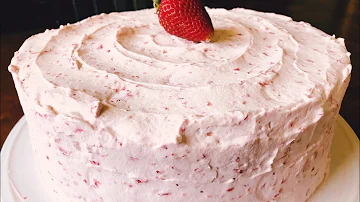 STRAWBERRY WHIPPED CREAM FROSTING recipe