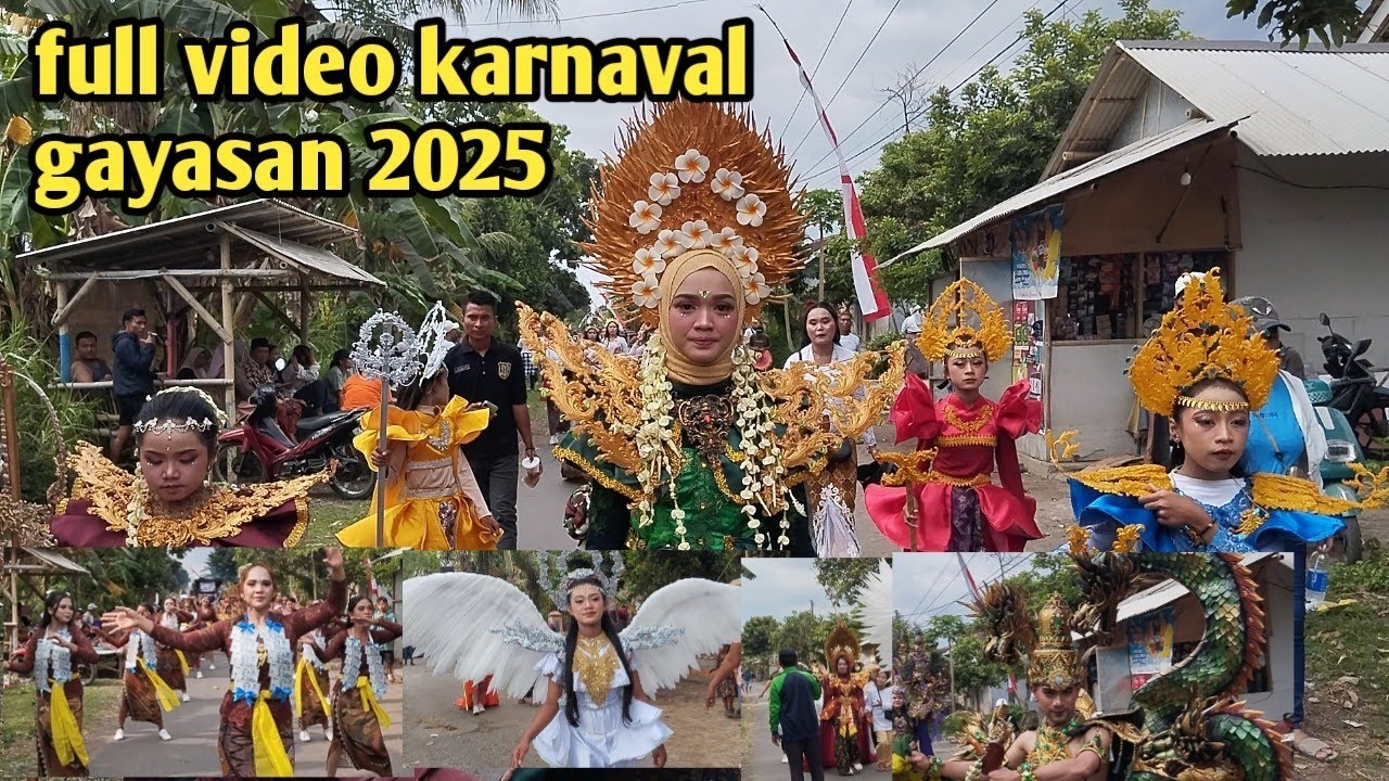 Full video karnaval umum Desa gayasan jenggawah 2025