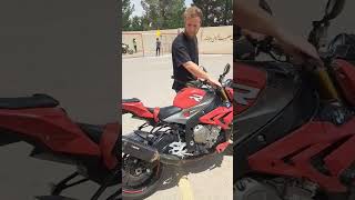 صدای اگزوز بی ام و اس ۱۰۰۰ آر  BMW S1000R exhaust sound #موتورسنگین #bmws1000r #bmws1000rr