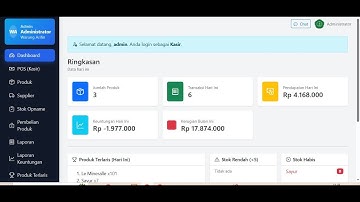 Demo Aplikasi Kasir Berbasis PHP Lengkap Part 2