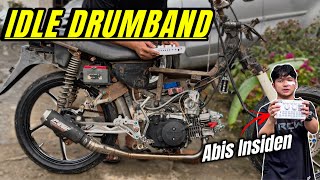 Mesin Smash Drag Setelah Insiden Dihidupin Idlenya Kayak Drumband