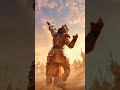 Warrior celebrating the victory #aivideo