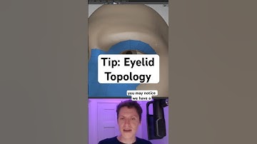 How to get eyelid topology right 👀 #b3d #blender #blender3d