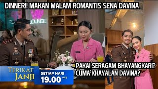 TERIKAT JANJI EPS 38 : DINNER ROMANTIS SENA & DAVINA PAKAI SERAGAM⁉️ Trailer Terikat Janji 12 Mei