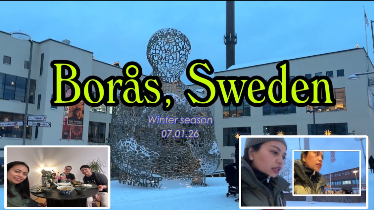 Food shopping and Apartment tour || AnJ In Sweden